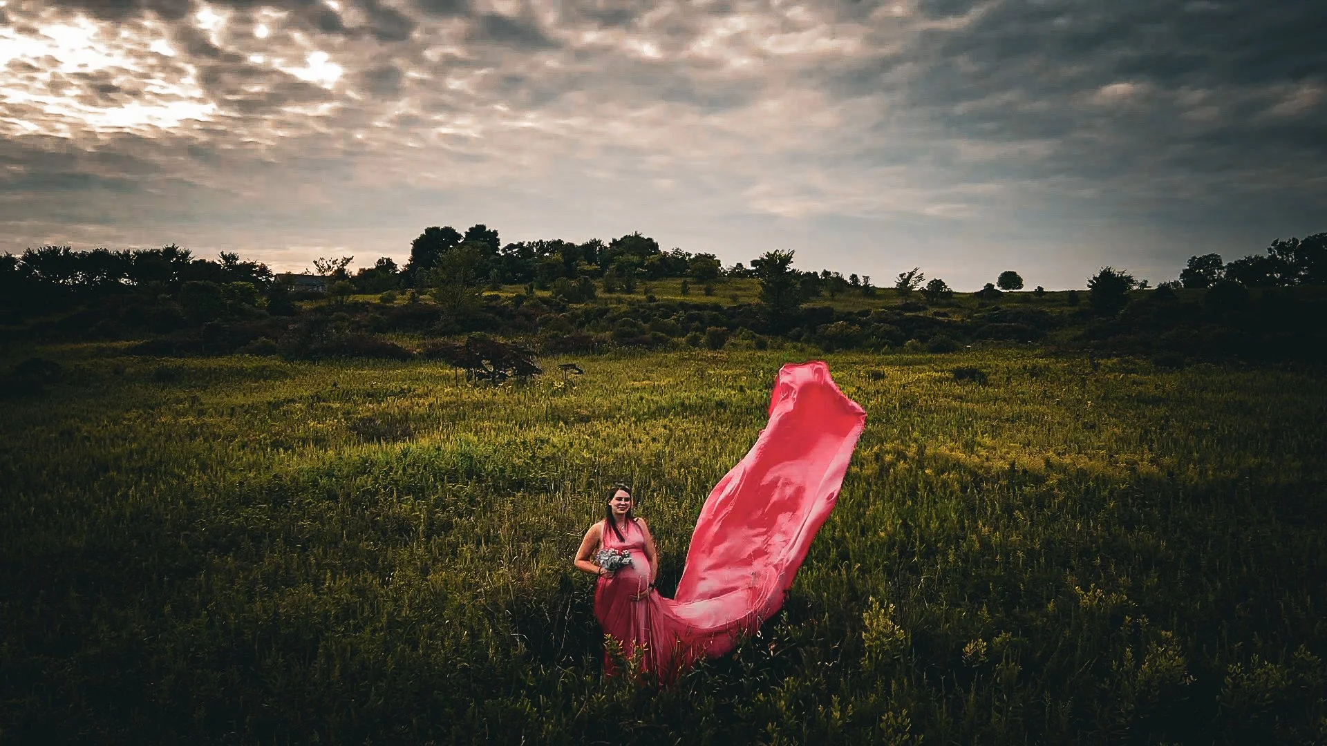 Aerial photo shoot