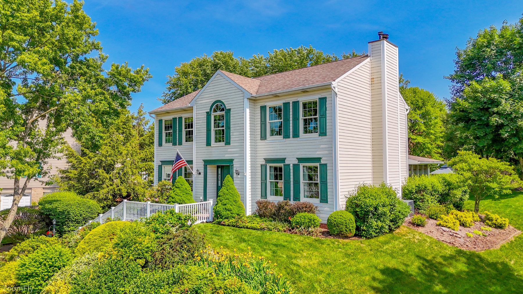 Aerial real estate photography